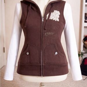 Billabong Women's Chocolate Floral Vest